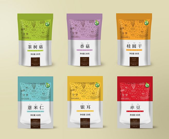 干貨雜糧包裝袋設(shè)計(jì) 實(shí)用性與美觀性的完美結(jié)合